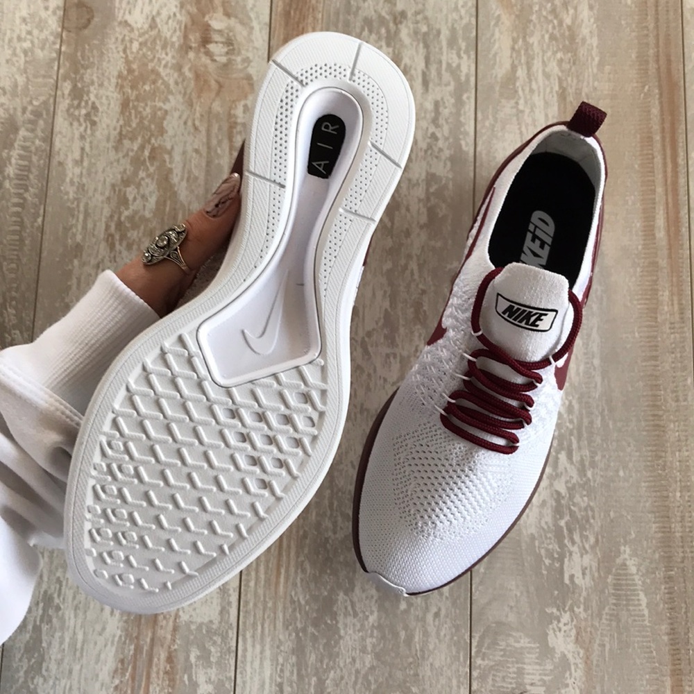 NWT Nike ID Air Zoom Mariah Flyknit maroon - Picture 8 of 8